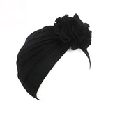 Compact and Stylish Baby Cap (Flower Black)
